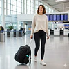 Mochila con Ruedas N Unisex para Portátil de Tela Oxford de 17'' 4