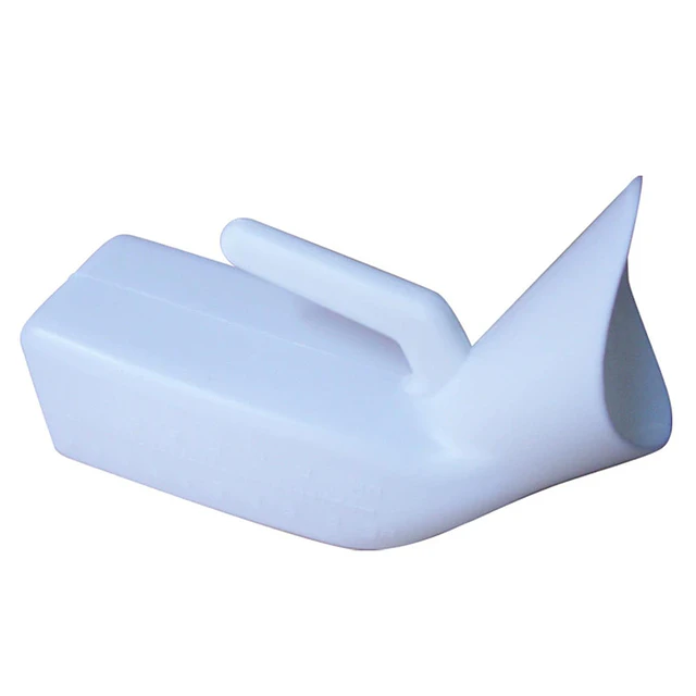Pato Urinario Hombre y Mujer Cuello Corto Portatil 1 Lt Plastico 1