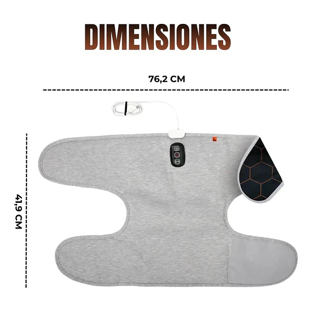 Rodillera Termica Masajeadora Vibracion Calor Alivia Artritis 11