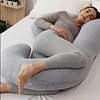 Cojín Almohada Maternal Gris Pre Y Post Natal Funda Muy Suav 1