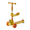Scooter 2 En 1 Con Asiento Luces Led 3 A 8 Años Rana H G Q 1