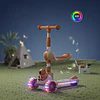 Scooter 2 En 1 Con Asiento Luces Led 3 A 8 Años Rana H G Q 3