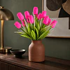 Ramo Tulipanes Artificiales 12 Uds Decoracion Hogar Tulipan 6