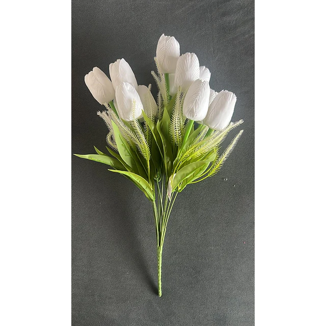 Ramo Tulipanes Artificiales 12 Uds Decoracion Hogar Tulipan 33