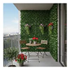 Malla de Hojas Cerca Tupidas Enredadera Decoración 3x1 m 2