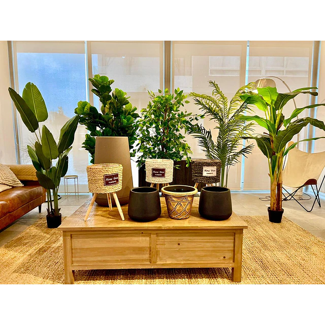 Planta Artificial Decorativa Arbol Grande Bamboo 180cm 1530 7