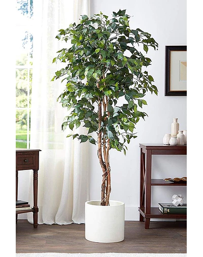Planta Artificial Decorativa Arbol Grande Ficus 180cm 1260h