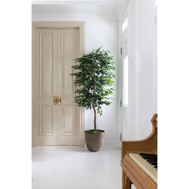 Planta Artificial Decorativa Arbol Grande Ficus 180cm 1260h 5