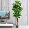 Planta Artificial Decorativa Arbol Grande Ficus Lyrata 180 cm 2