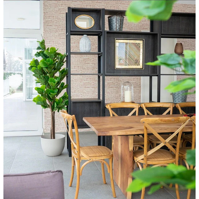 Planta Artificial Decorativa Arbol Grande Ficus Lyrata 180 cm 3