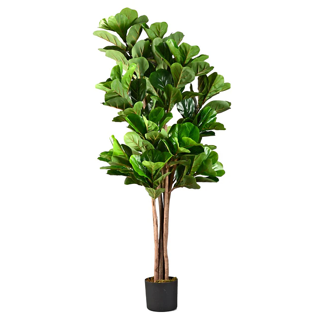 Planta Artificial Decorativa Arbol Grande Ficus Lyrata 180 cm 4