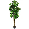 Planta Artificial Decorativa Arbol Grande Ficus Lyrata 180 cm 6