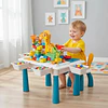 Mesa Didactica De Bloques Construcción c/silla 104 Pcs 6 en 1 Multicolor 1