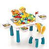 Mesa Didactica De Bloques Construcción c/silla 104 Pcs 6 en 1 Multicolor 5
