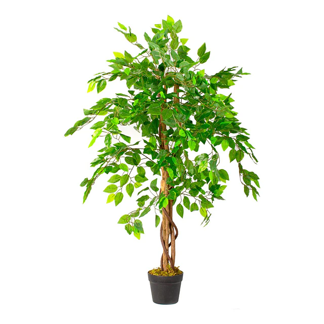 Planta Artificial Decorativa Arbol Grande Ficus 120cm 630hj 7