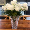 Ramo Rosas Rojas Artificiales 7 Unidades 44cm Terciopelo 19