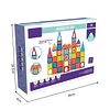Juego De Bloques Magnéticos 77 Piezas Pista Con Pelotas 5
