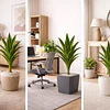 Drácaena Artificial Grande 120 cm Planta Decorativa Interior 4