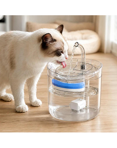 Bebedero Electrico Mascotas 1.8L Filtro Triple Gatos Perros