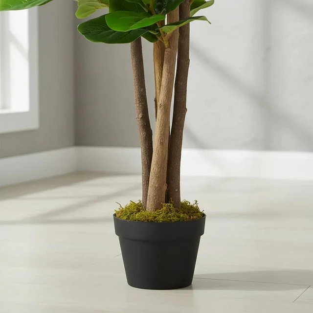 Planta Artificial Decorativa Arbol Grande Ficus Lyrata 150c 4