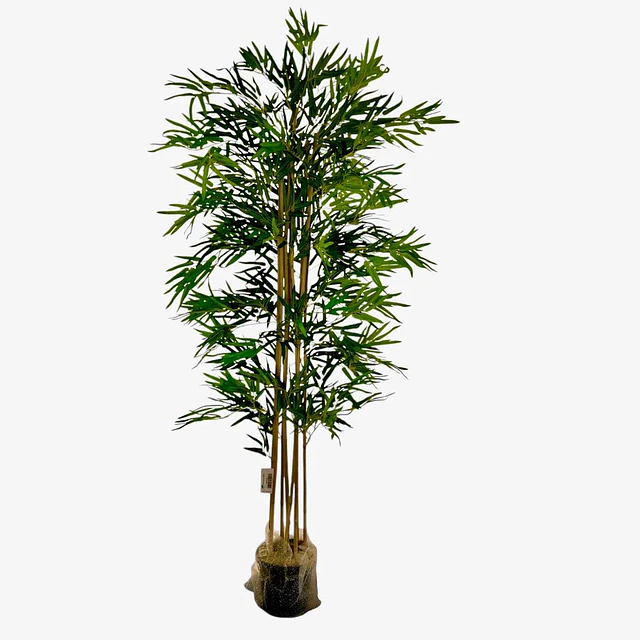 Planta Artificial Decorativa Arbol Grande Pack Bamboo 150cm 7