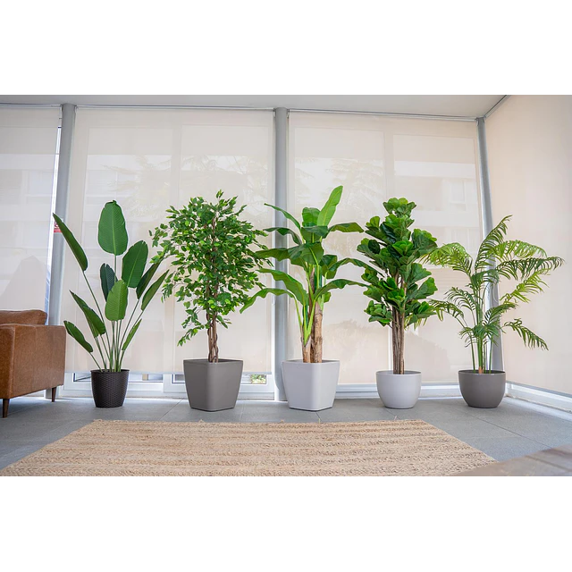 Planta Artificial Decorativa Arbol Grande Pack Bamboo 150cm 10