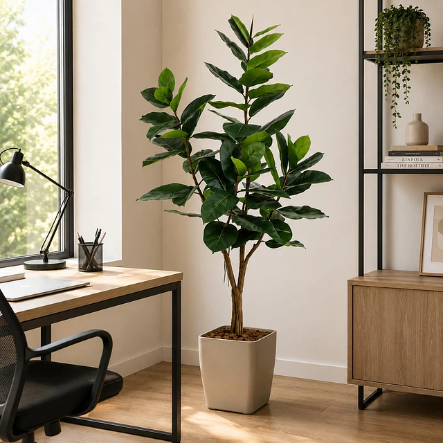 Planta Artificial Decorativa Arbol Grande Ficus Lyrata 180c 3