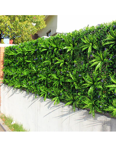 Jardín Muro vertical artificial P palmeta Plantas 60x40 cm