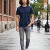 Polera Premium Algodón 100% Manga Corta Basico Estampar 25