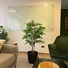 Planta Artificial Decorativa Arbol Grande Bamboo 120cm 730hj 2