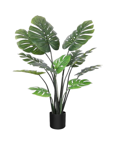 Planta Artificial Decorativa Arbol Grande Monstera 120cm 10h