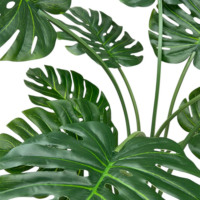 Planta Artificial Decorativa Arbol Grande Monstera 120cm 10h 7