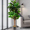 Planta Artificial Decorativa Arbol Grande Ficus Lyrata 150c 7