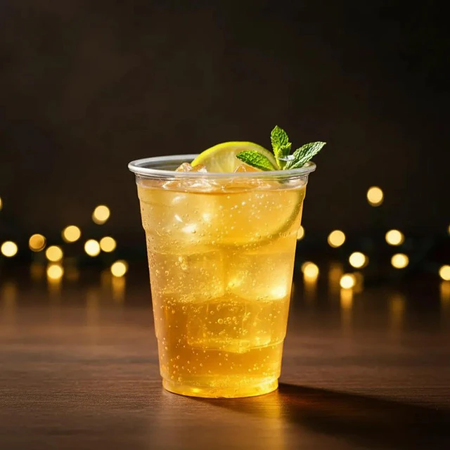 50 Uds Vaso Plástico Transparente Desechable S/tapa 300 Cc 3