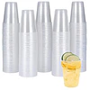 50 Uds Vaso Plástico Transparente Desechable S/tapa 300 Cc 5