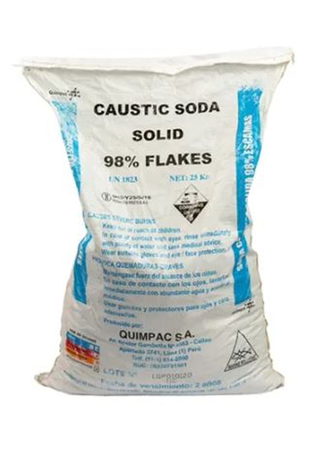 Soda caustica saco 25 kg   1