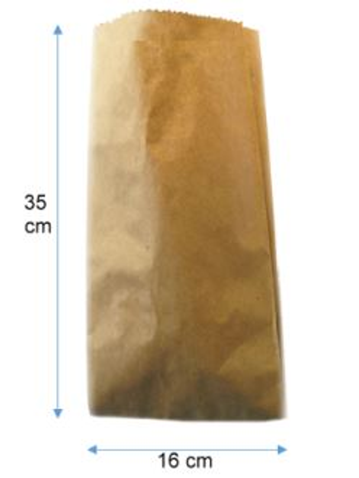 Saco papel kraft 35 x 16 cm 1