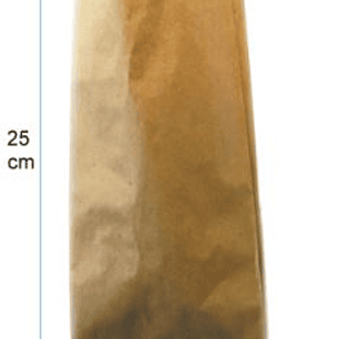 Saco papel kraft 25 x 12 cm