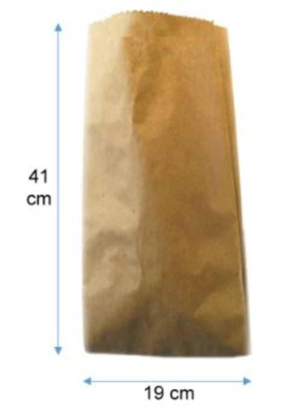 Saco papel kraft 41 x 19 cm 1