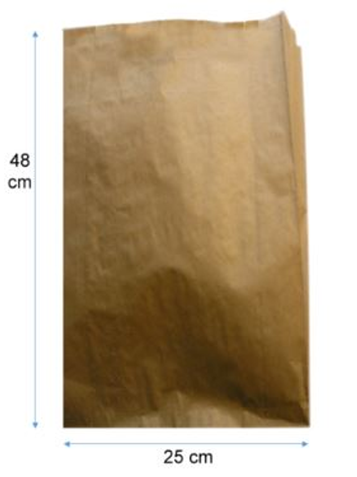 Saco papel kraft 48 x 25 cm 1