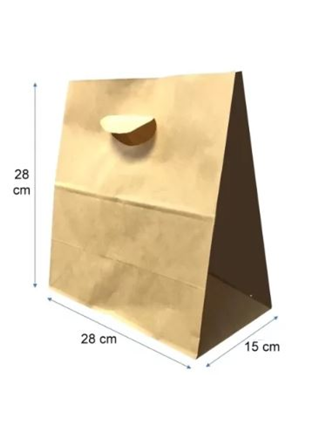Saco papel kraft DELIVERY  29x28x15 cm 1