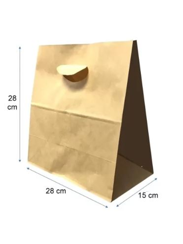 Saco papel kraft DELIVERY  29x28x15 cm 1