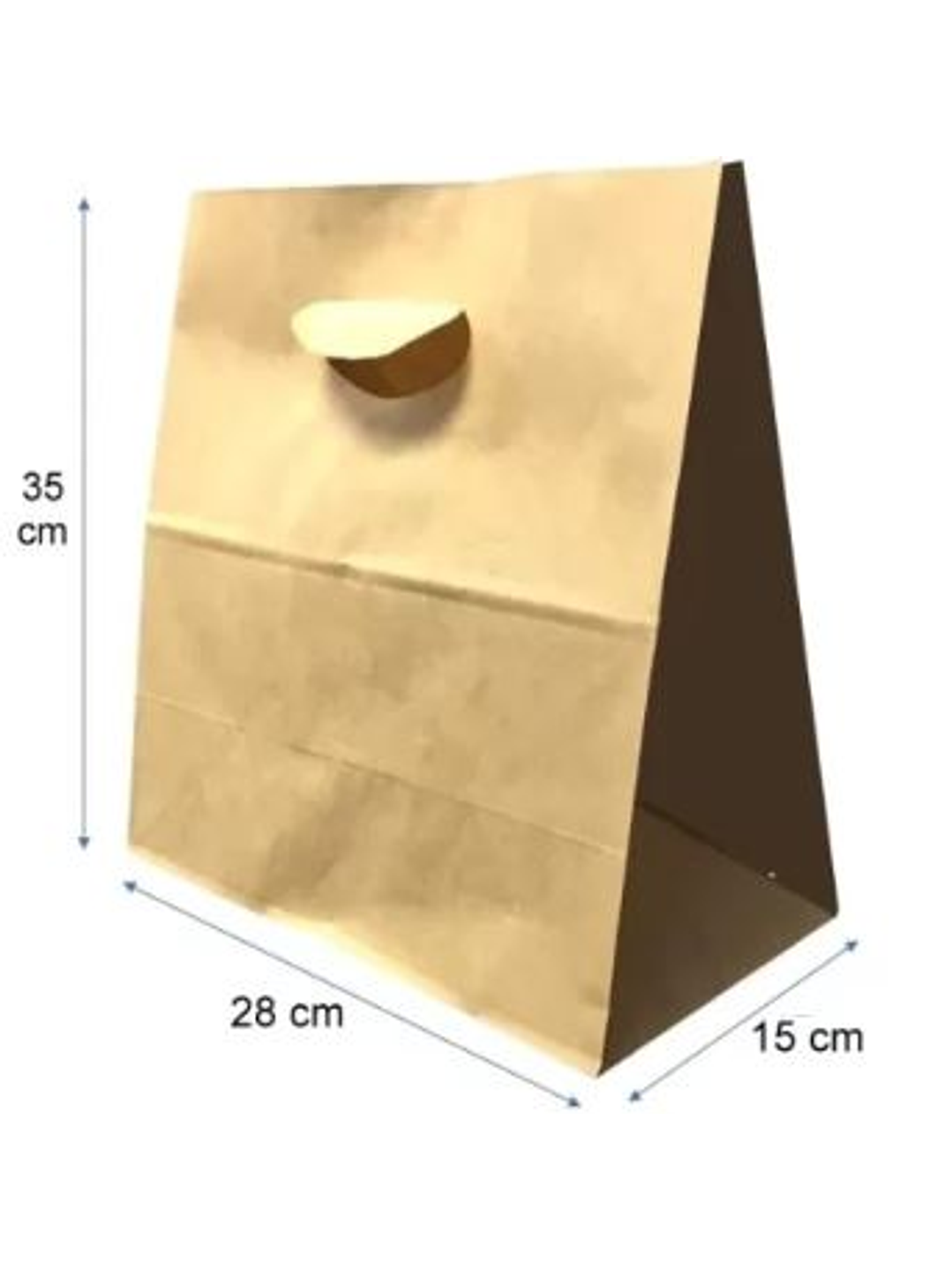 Saco papel kraft DELIVERY 35X28X15 cm   1