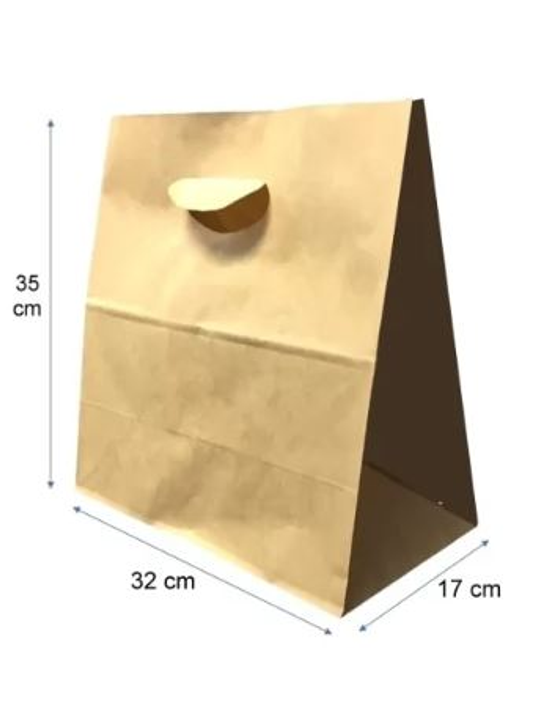 Saco papel kraft DELIVERY 35X32X17 cm   1