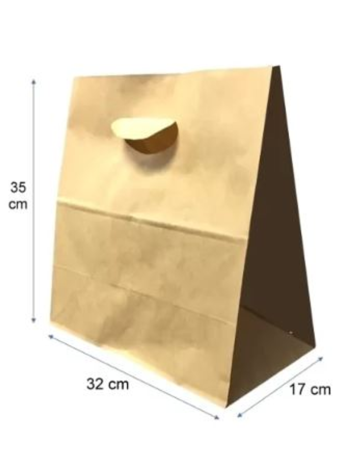 Saco papel kraft DELIVERY 35X32X17 cm   1