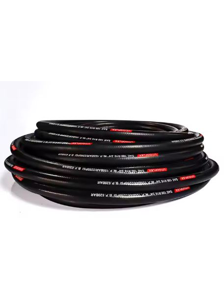 Manguera hidráulica de goma trenzada en alambre de acero  1