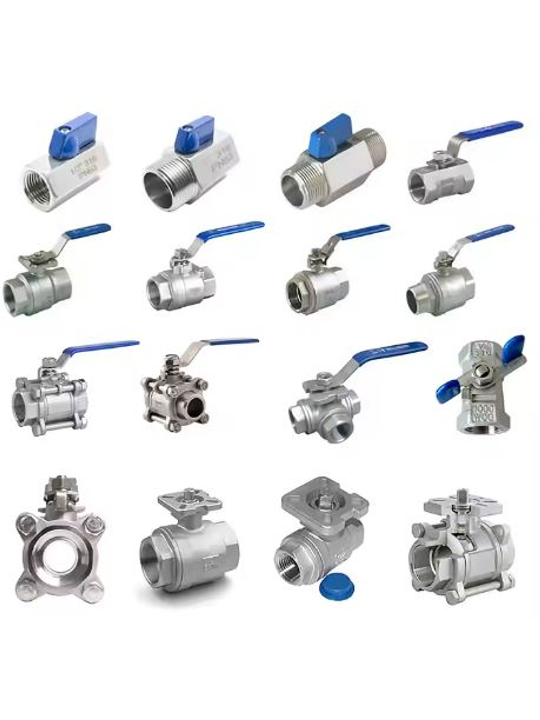 Válvulas de bola agua fria- caliente distintos tamaños 1