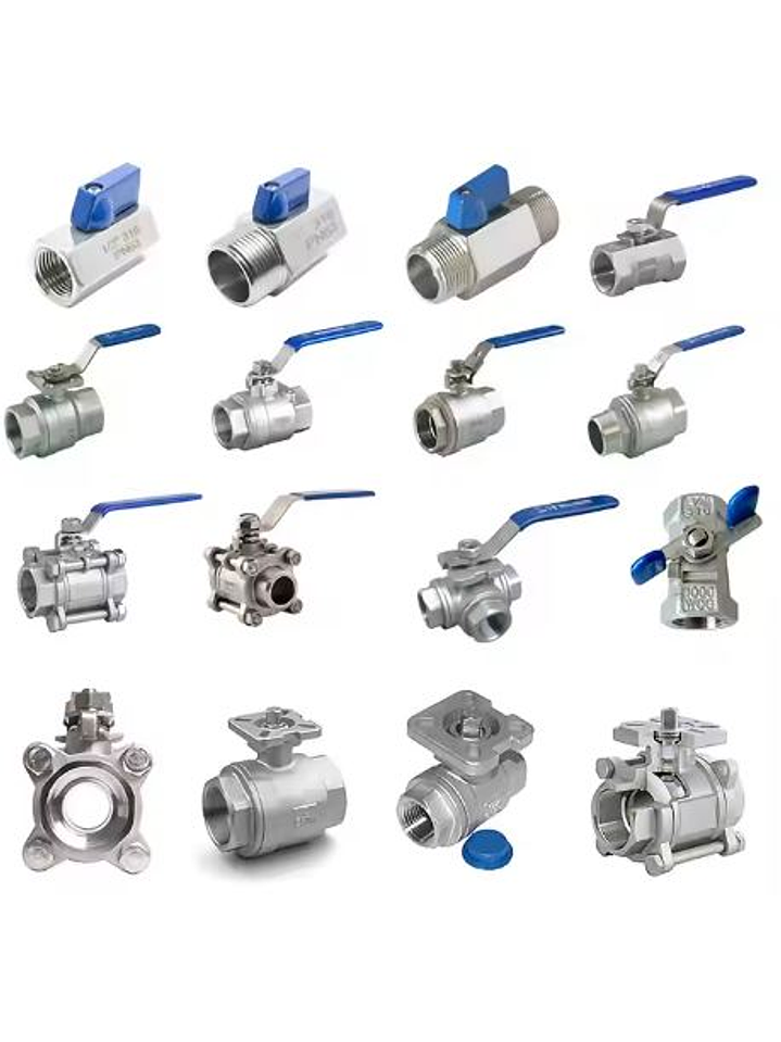 Válvulas de bola agua fria- caliente distintos tamaños 1