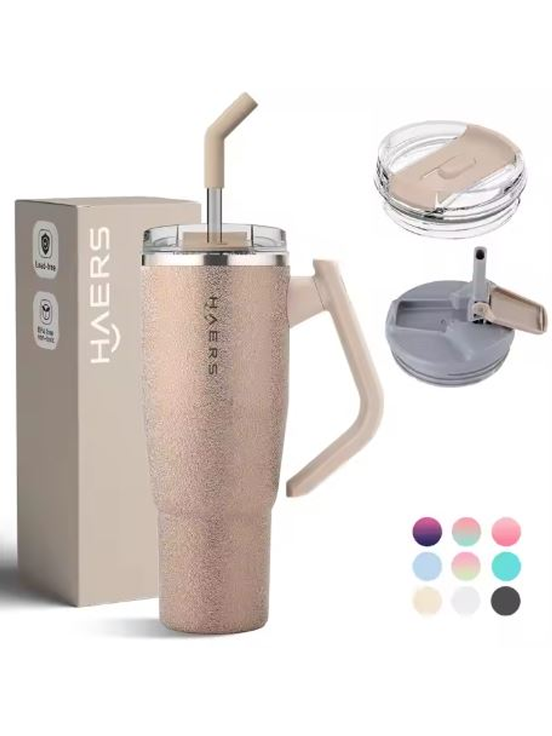 Vaso térmico 40 oz dorado  1