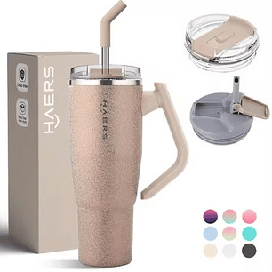 Vaso térmico 40 oz dorado 